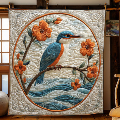 Kingfisher Bird WJ0502007CL Quilt