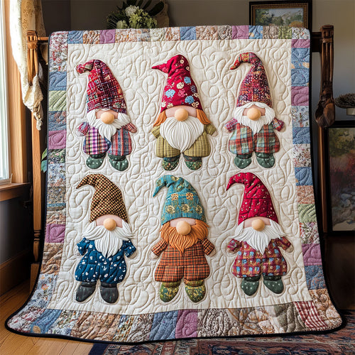 Gnome Gathering WJ0302006CL Quilt