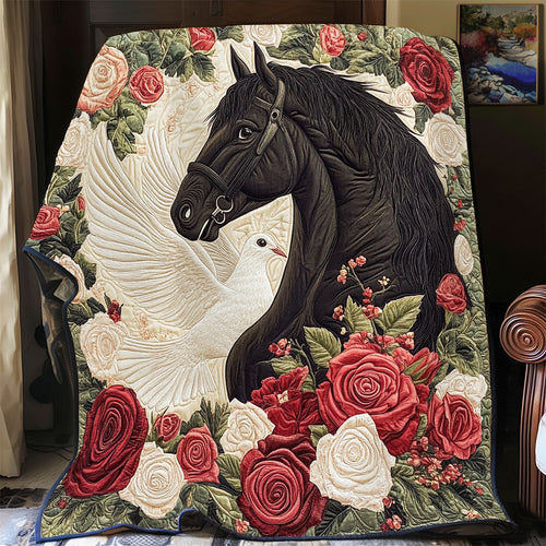 Dove And Horse WX0502035CL Quilt