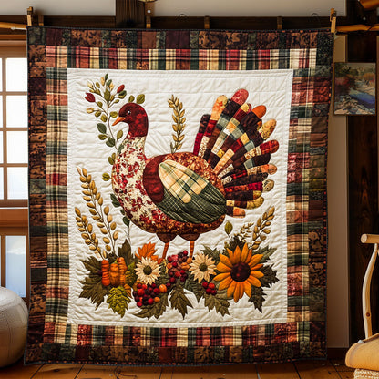 Rustic Turkey Charm WJ0601012CL Quilt