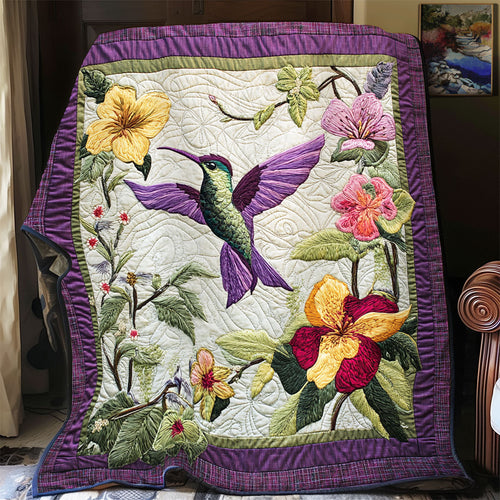 Bird Flower WX0401004CL Quilt