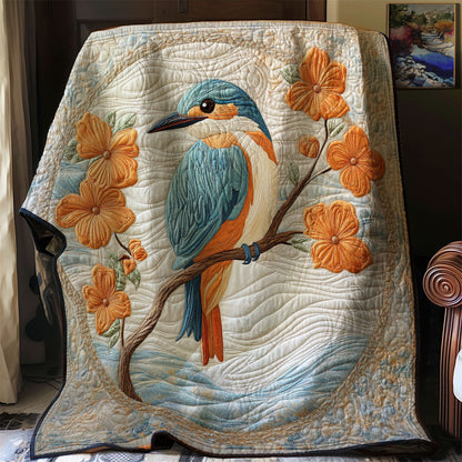 Kingfisher Bird WJ0302012CL Quilt