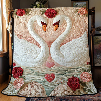 Swan In Love WJ1501025CL Quilt