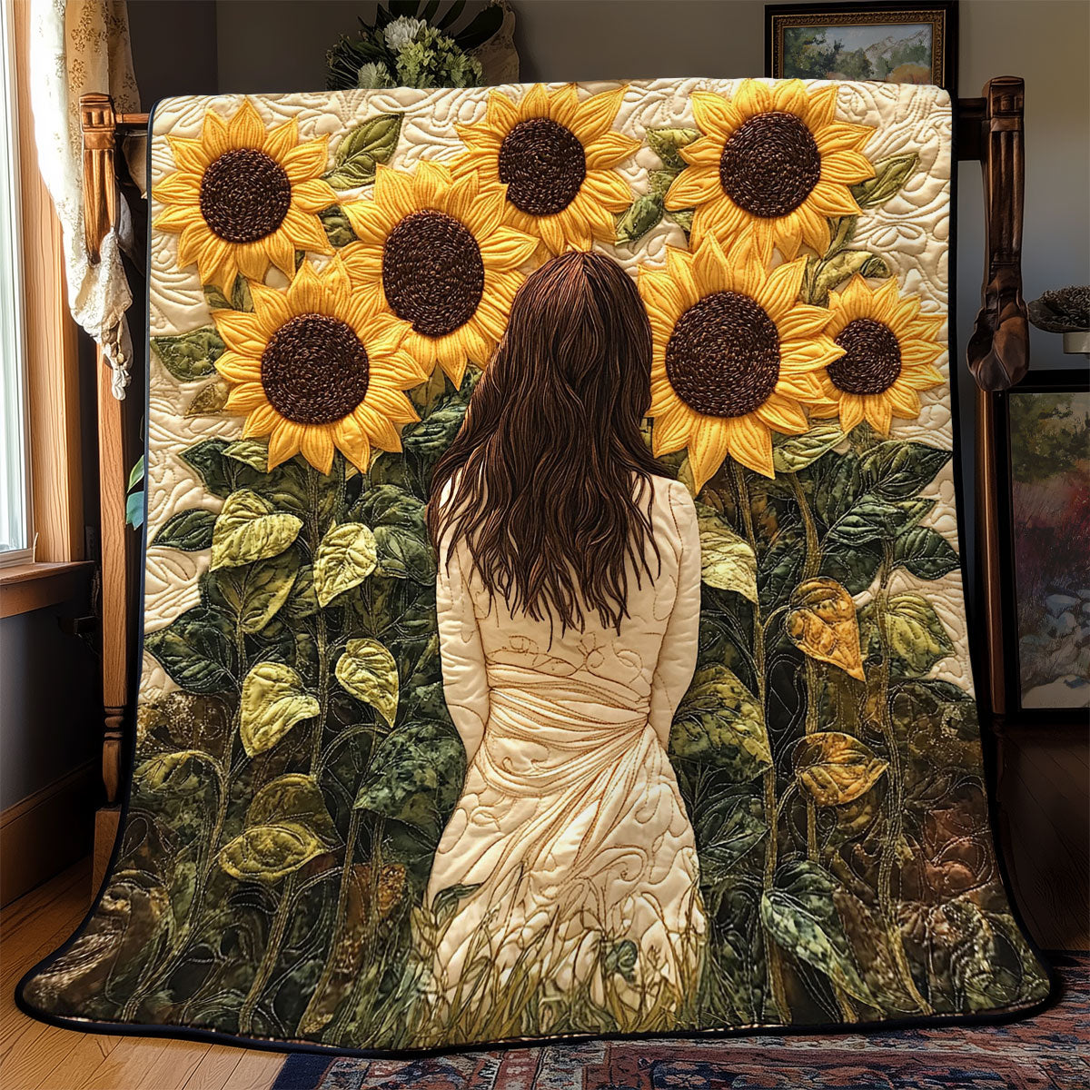 Sunflower Breeze WJ2002020CL Quilt