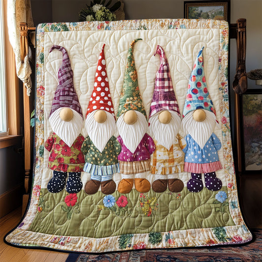 Gnome Gathering WJ2301013CL Quilt