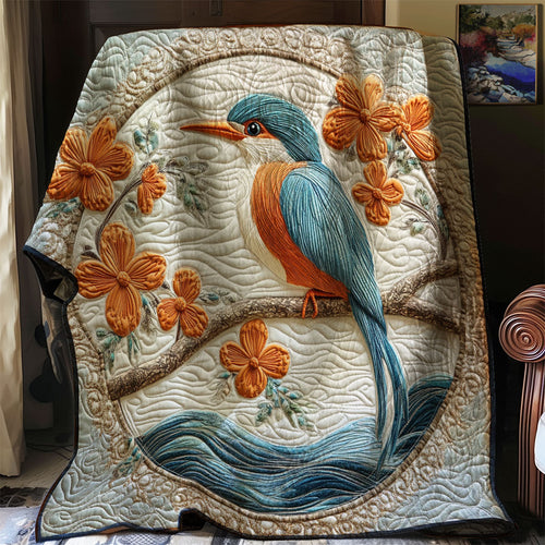 Kingfisher Bird WJ0302011CL Quilt