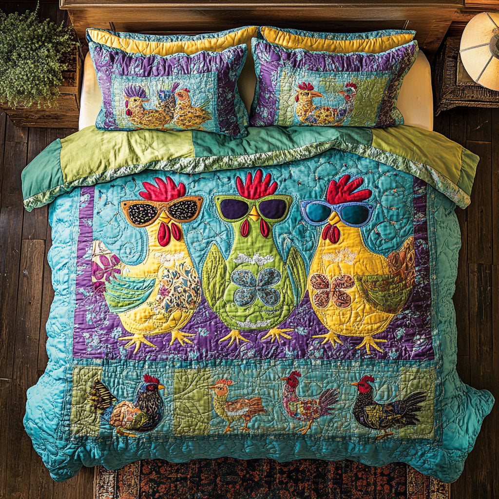 Happy Chicken WX0401064CL Duvet Cover Set