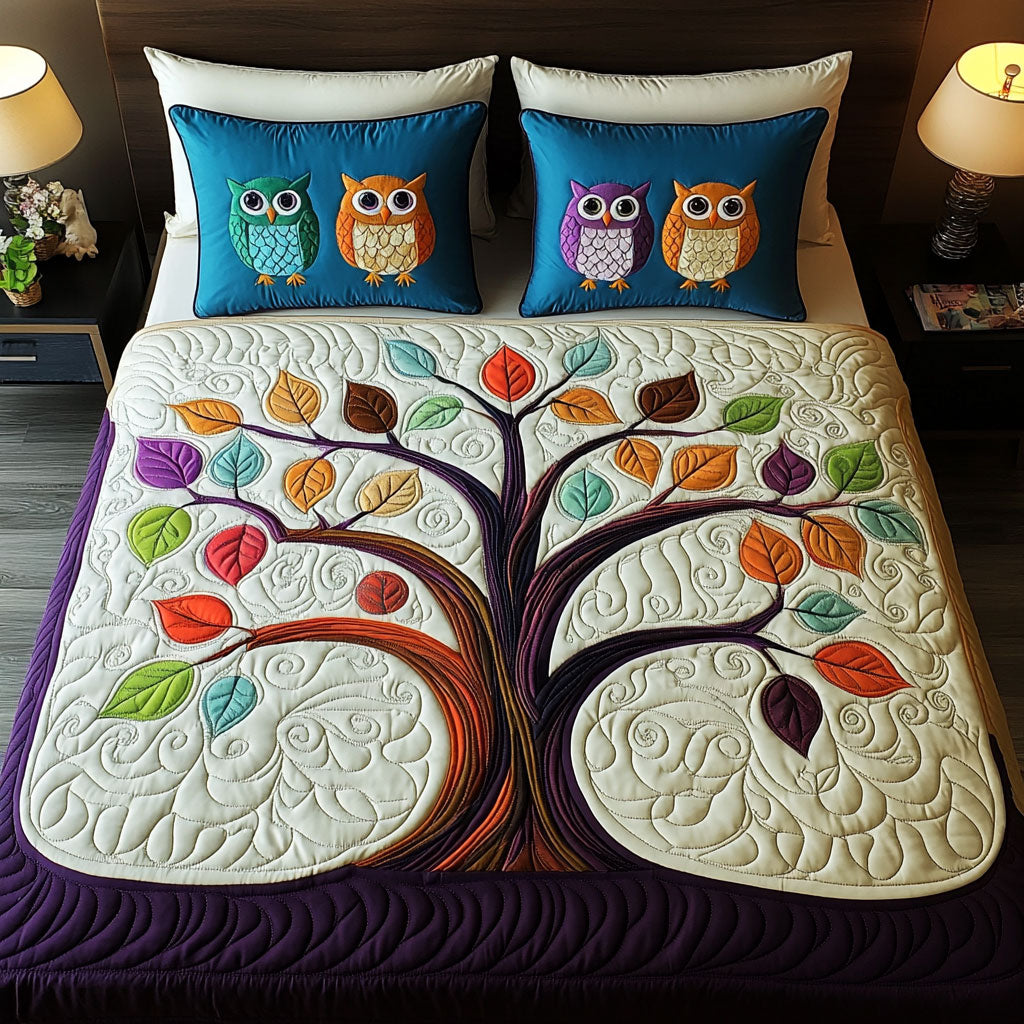 Enchanted Forest Owl WJ1303035CL Duvet Cover Set