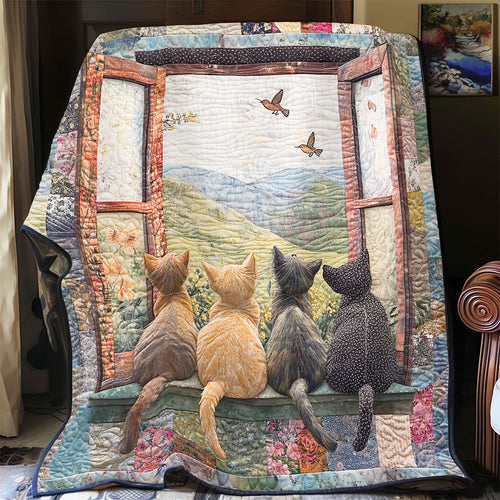 Cat Window WX0502022CL Quilt