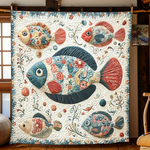 Fish Tale Bliss WJ0701007CL Quilt