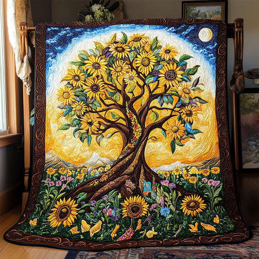 Sunflower Tree WX1801049CL Quilt