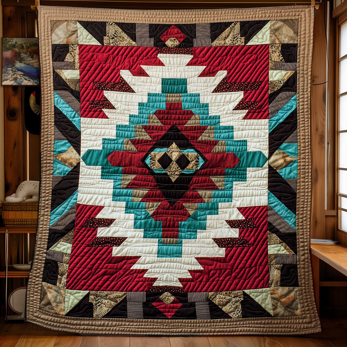 Native American Pattern WX0601035CL Quilt