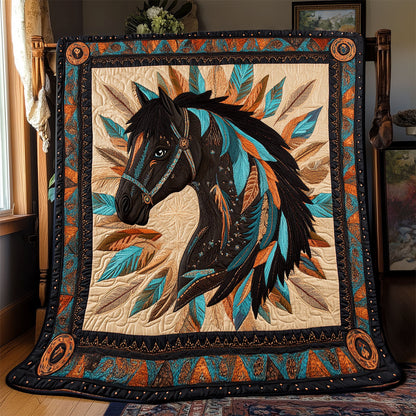 Native American Horse WX1802023CL Quilt