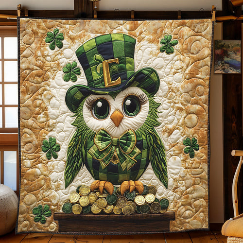 Patrick’s Lucky Owl WJ1401024CL Quilt