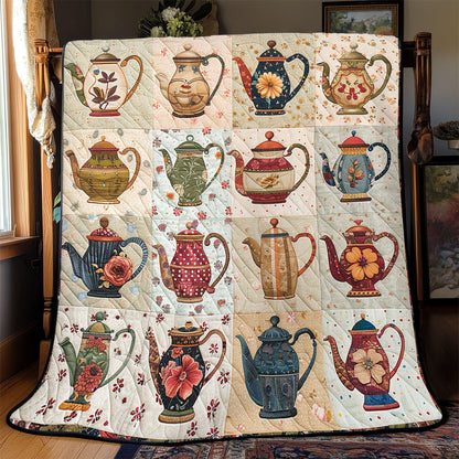 Floral Teapot WJ2101012CL Quilt