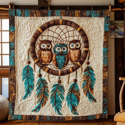 Native Dreamcatcher Owl WJ2001021CL Quilt