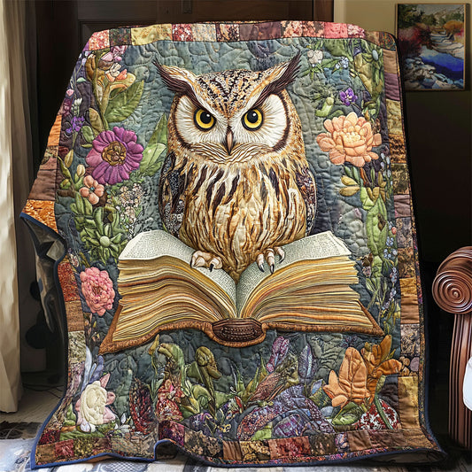 Owl Book WX0601037CL Quilt