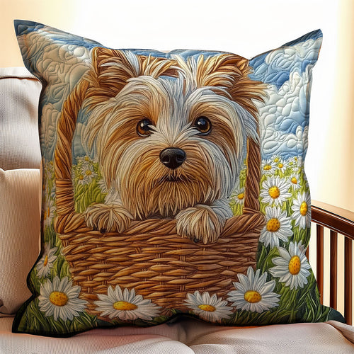 Yorkshire Terrier Daisy WX1401112CL Quilt Pillow Case