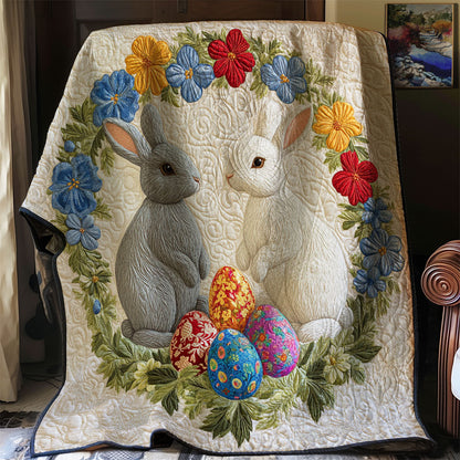 Easter Bunny Garden WJ2101009CL Quilt