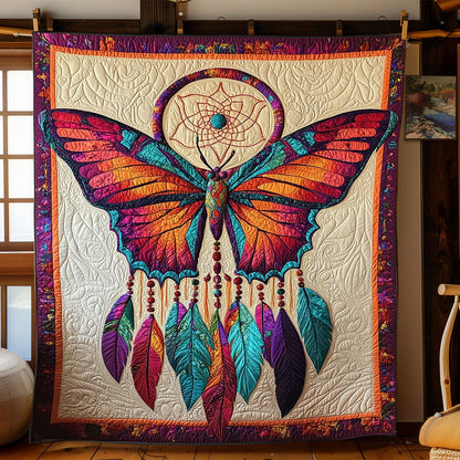 Native Dreamcatcher Butterfly WJ0302017CL Quilt