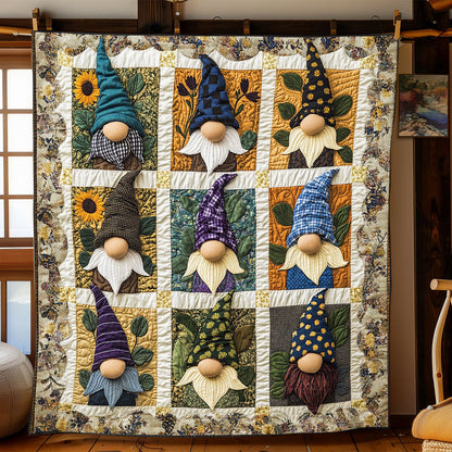 Sunflower Gnome WJ0301022CL Quilt