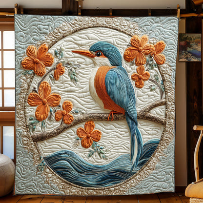 Kingfisher Bird WJ0302011CL Quilt