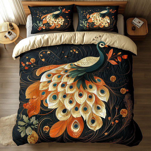 Elegant Peacock WX0403019CL Duvet Cover Set