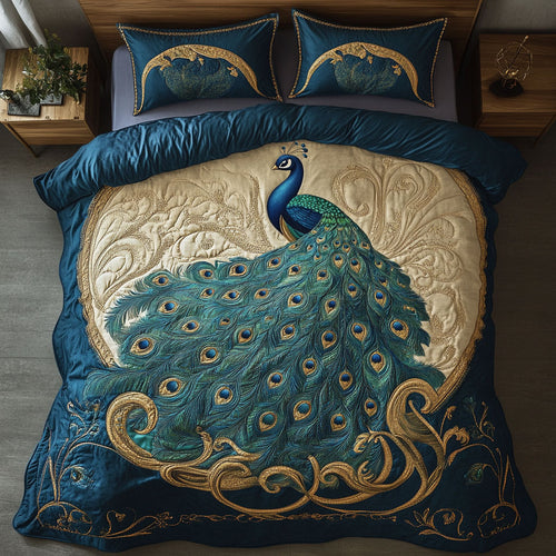 Elegant Peacock WX1303085CL Duvet Cover Set