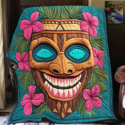 Elegant Tiki Mask WX1003037CL Quilt