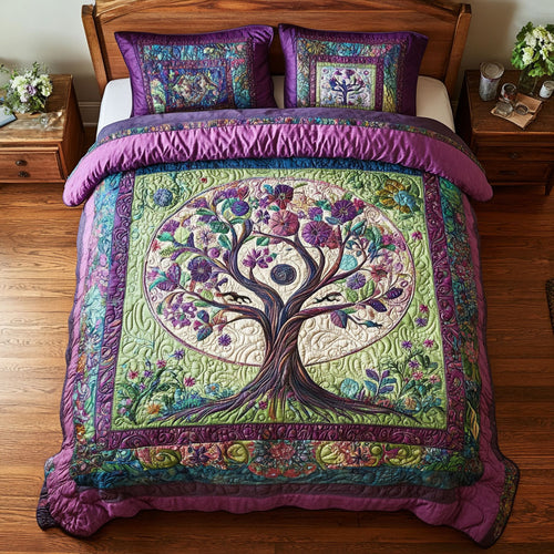 Emerald Tree of Life WX0703021CL Duvet Cover Set