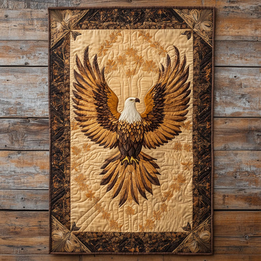 Enchanted Eagle WX0703063CL Quilted Table Runner