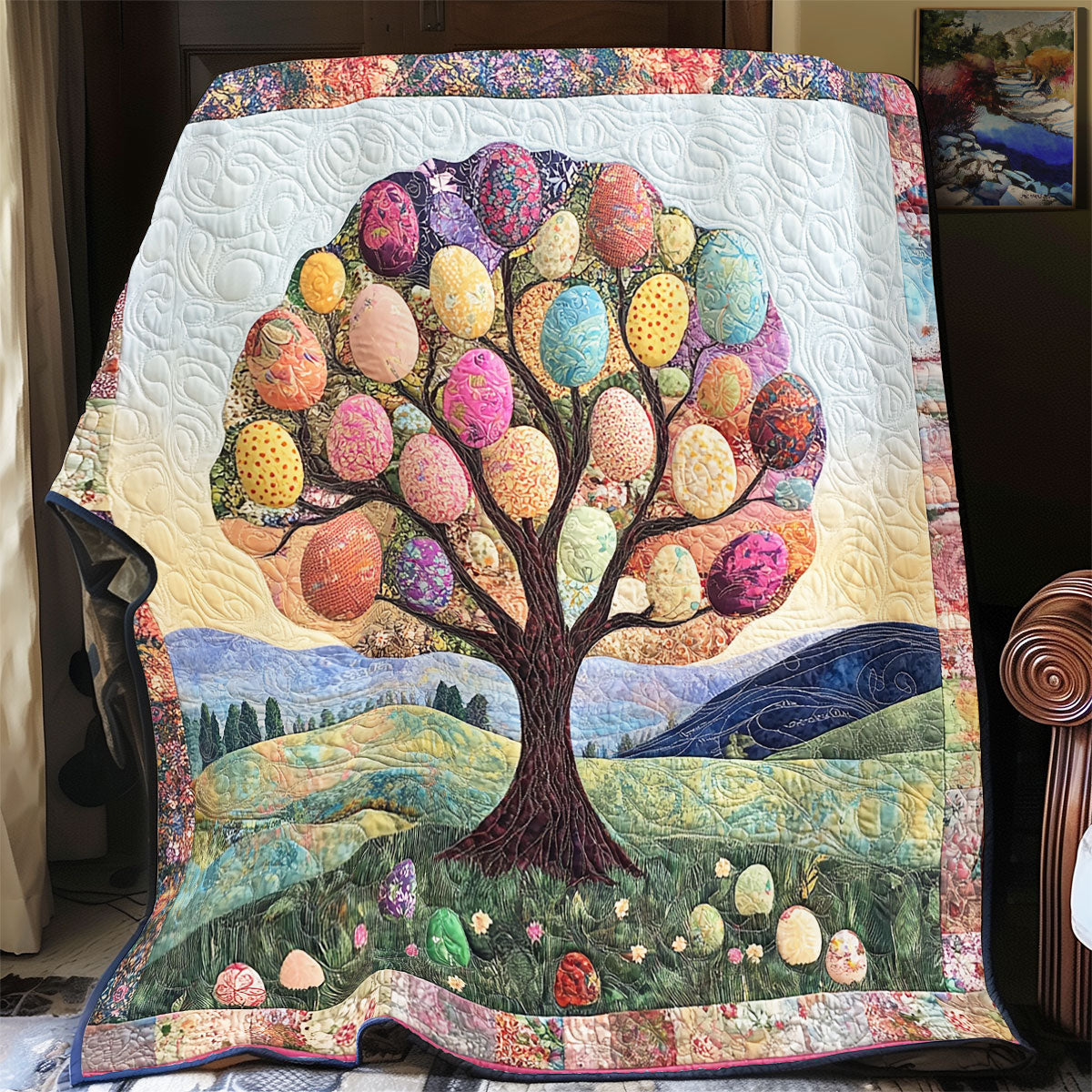 Enchanted Easter Egg WX0803033CL Quilt