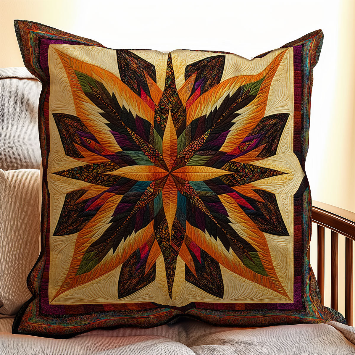 Eternal Star Lodge WX0803116CL Quilt Pillow Case