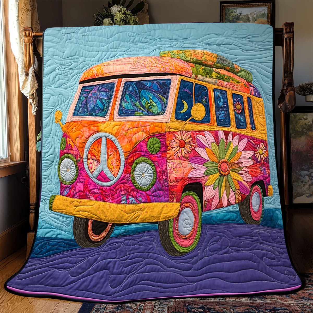 Flower Van WX2702093CL Quilt