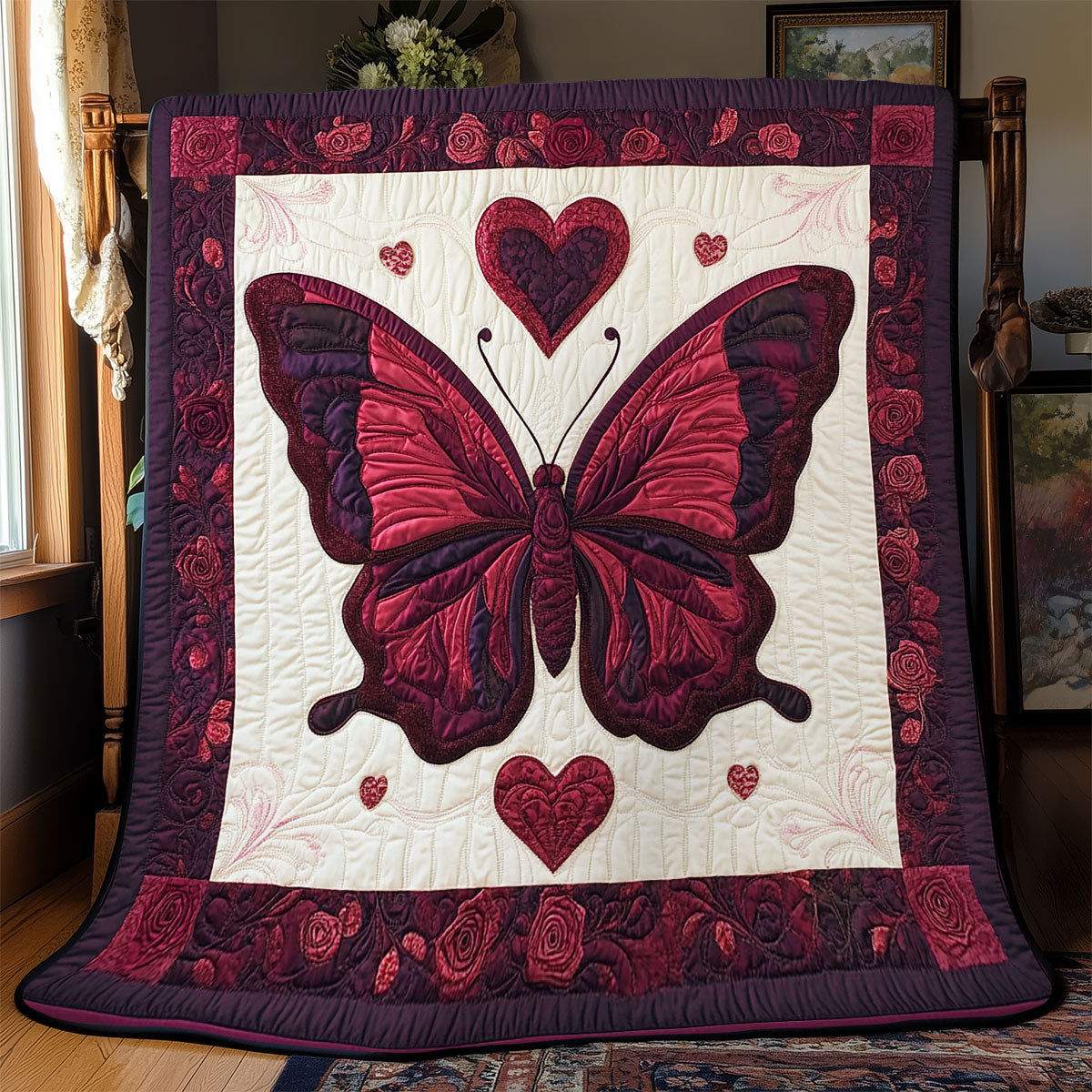 Butterfly Embrace WJ1702003CL Quilt