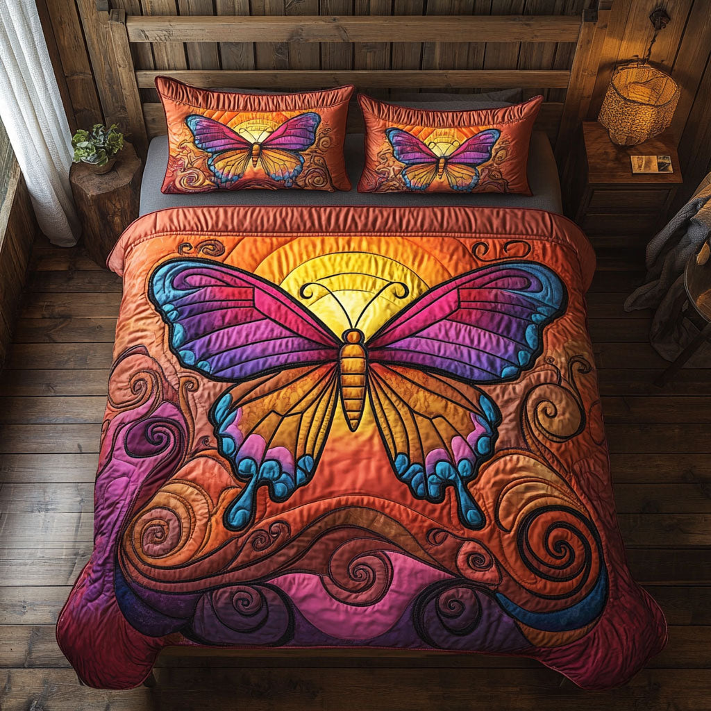 Sunset Butterfly WJ0801035CL Duvet Cover Set