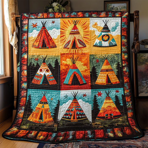 Sunlit Spirit Tepee WJ0301024CL Quilt