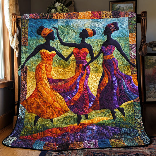 African Woman Dance WX2702071CL Quilt