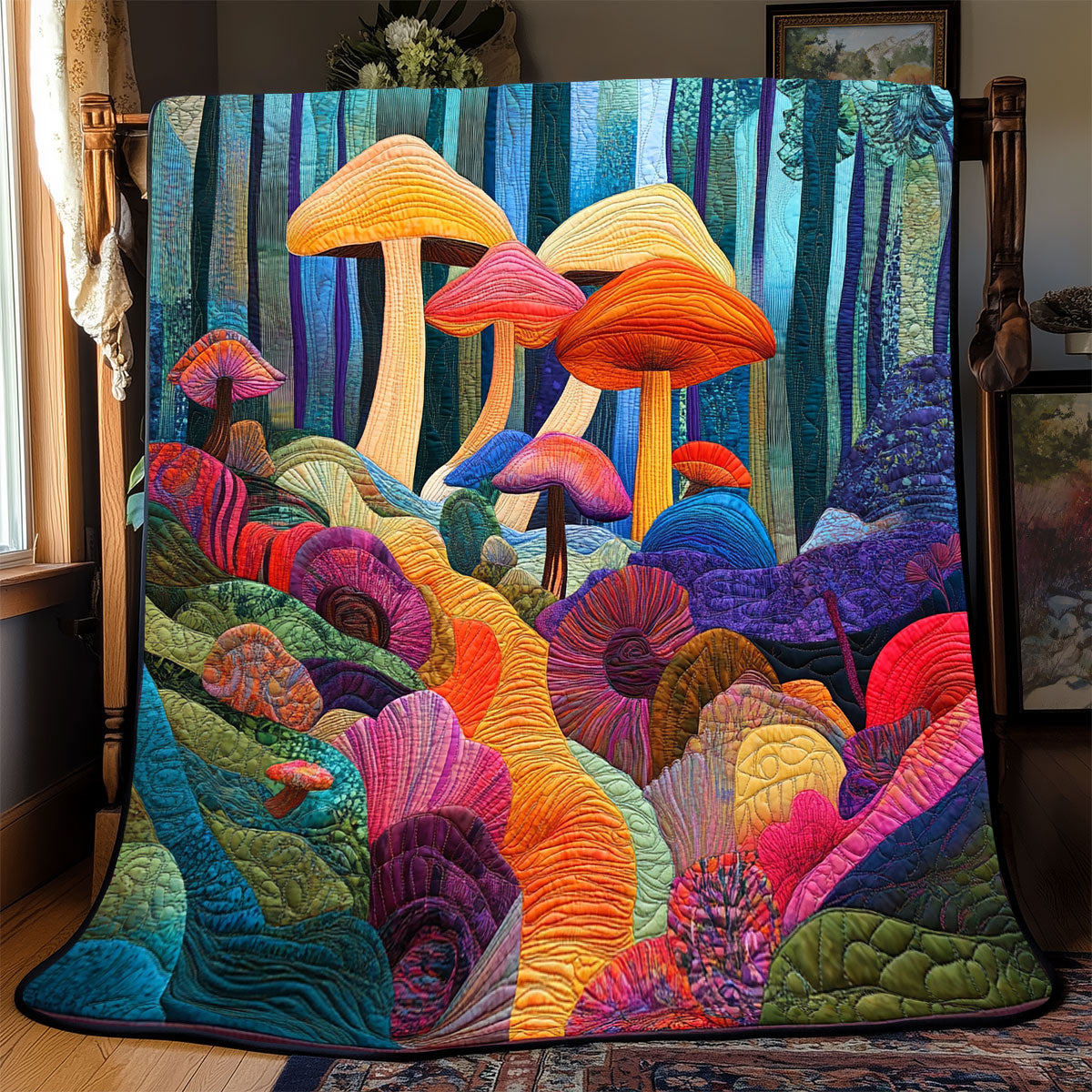 Mushroom Forest WX2402082CL Quilt