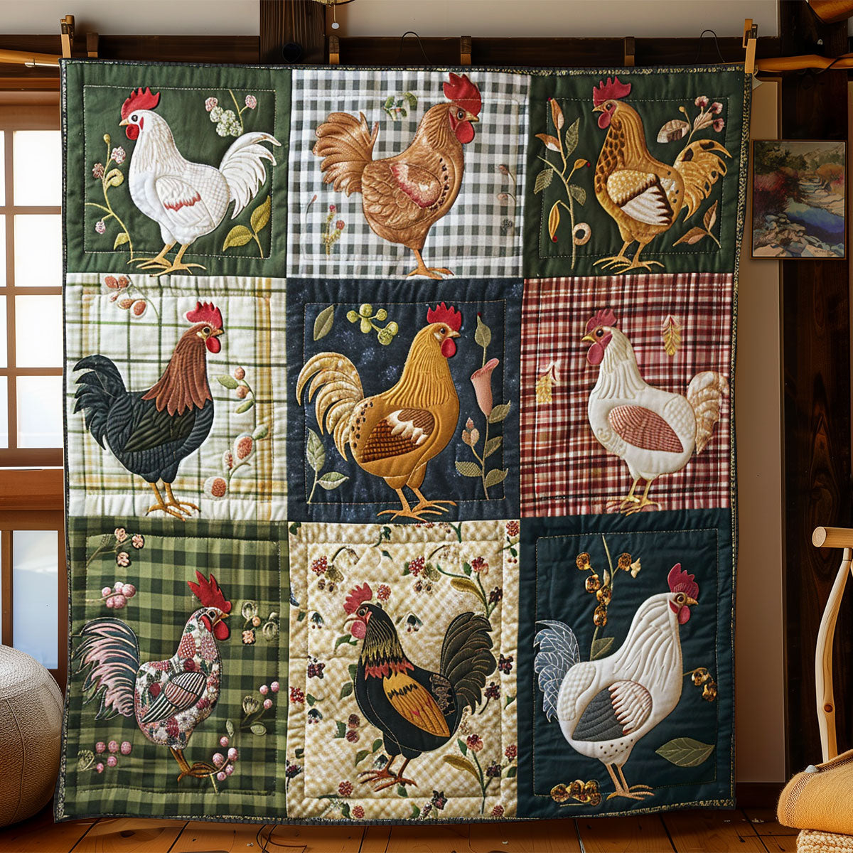 Chicken WJ2201006CL Quilt