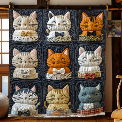 Smiling Cat WJ1303025CL Quilt