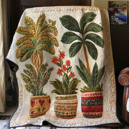 Boho Plant WJ2002004CL Quilt