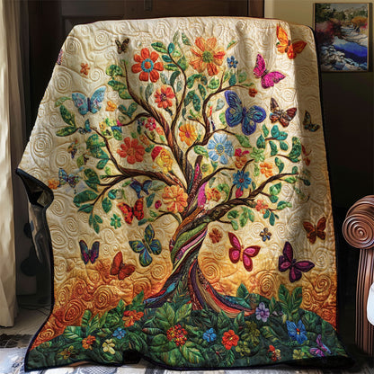 Butterfly Tree Of Life WJ1801007CL Quilt