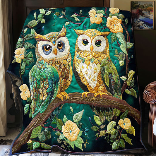 Couple Owl WX1701034CL Quilt