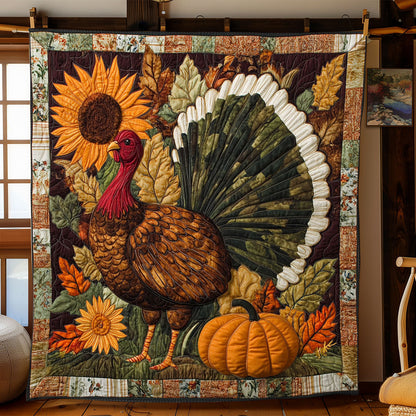 Rustic Turkey Charm WJ0701018CL Quilt