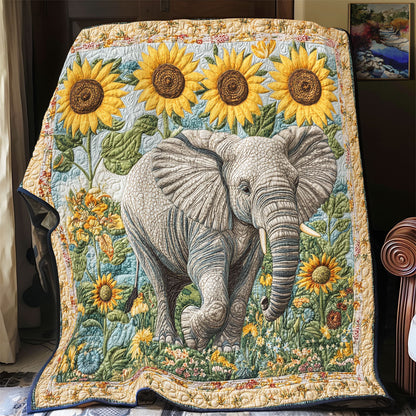 Stunning Elephant WX2702114CL Quilt