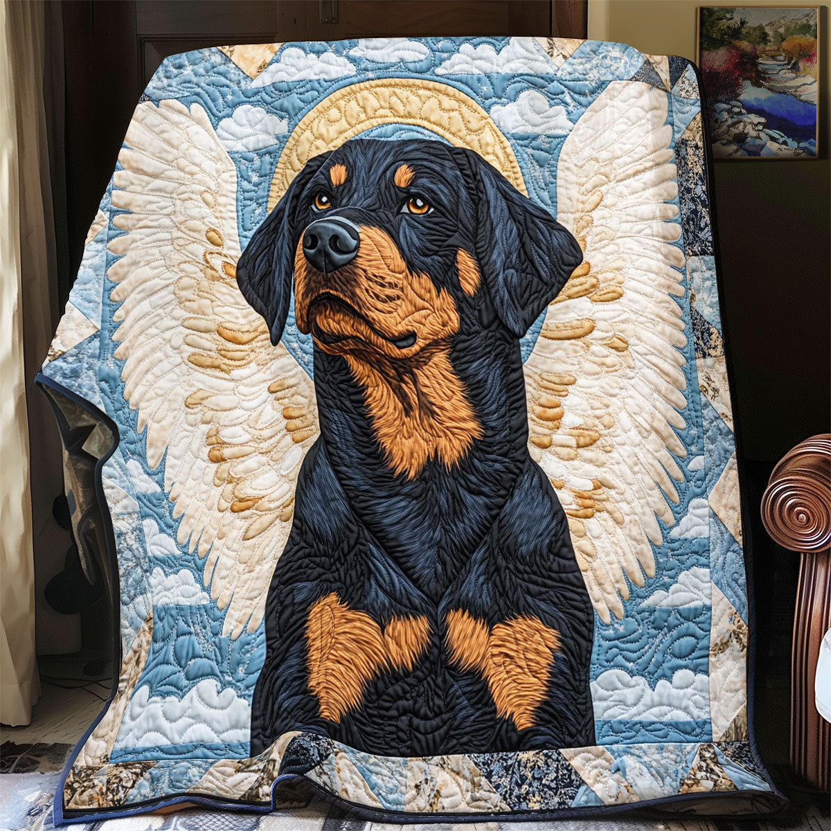 Angle Rottweiler WX0601002CL Quilt