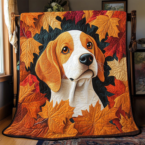 Beagle Autumn WX2001001CL Quilt