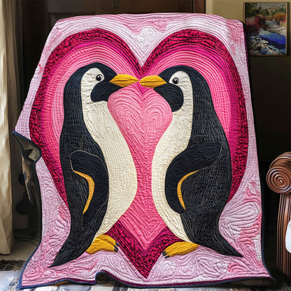 Penguins Valentine WX1601069CL Quilt