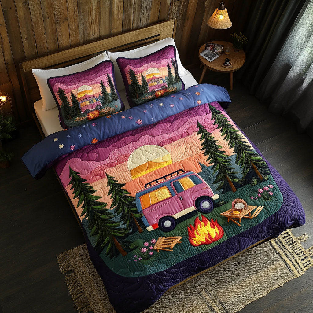 Camping Sunset WJ1701027CL Duvet Cover Set